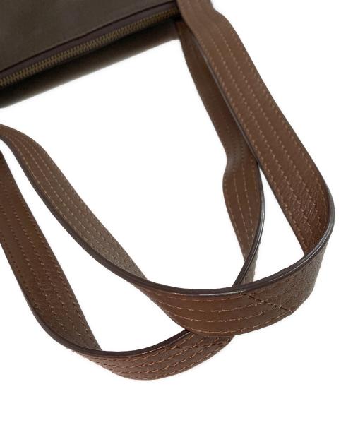 MOTHERHOUSE（マザーハウス）MOTHERHOUSE (マザーハウス) ボストン トート M ブラウンの古着・服飾アイテム