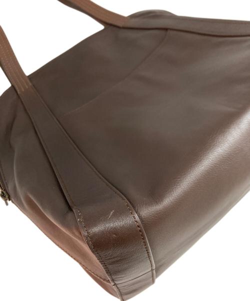 MOTHERHOUSE（マザーハウス）MOTHERHOUSE (マザーハウス) ボストン トート M ブラウンの古着・服飾アイテム