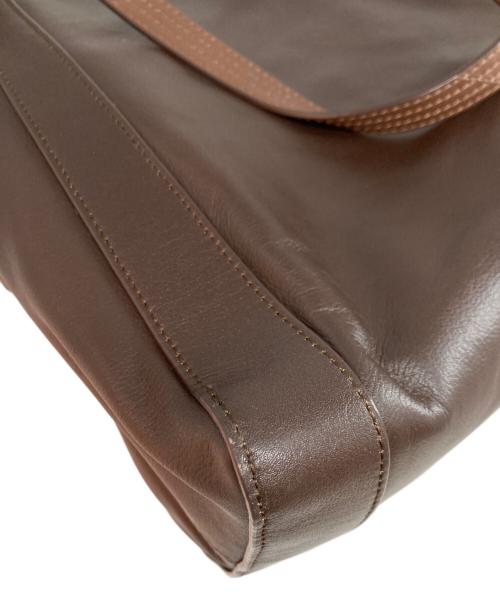 MOTHERHOUSE（マザーハウス）MOTHERHOUSE (マザーハウス) ボストン トート M ブラウンの古着・服飾アイテム