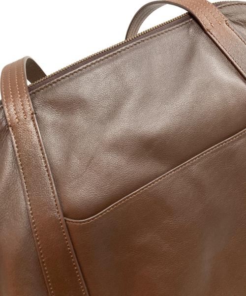 MOTHERHOUSE（マザーハウス）MOTHERHOUSE (マザーハウス) ボストン トート M ブラウンの古着・服飾アイテム