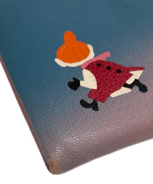 MOTHERHOUSE（マザーハウス）MOTHERHOUSE (マザーハウス) MOOMIN (ムーミン) リトル ミイ エル スタイル ロング ウォレット パープル(アジサイ)の古着・服飾アイテム