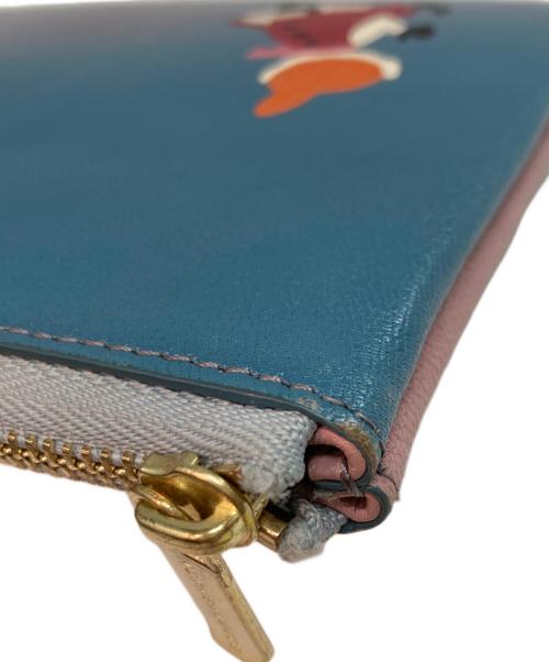 MOTHERHOUSE（マザーハウス）MOTHERHOUSE (マザーハウス) MOOMIN (ムーミン) リトル ミイ エル スタイル ロング ウォレット パープル(アジサイ)の古着・服飾アイテム