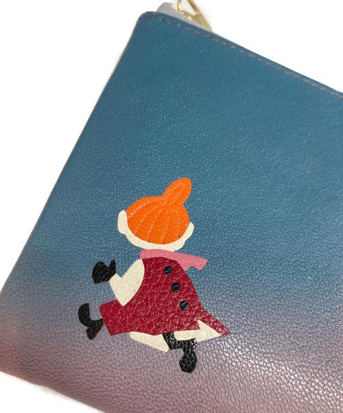 MOTHERHOUSE（マザーハウス）MOTHERHOUSE (マザーハウス) MOOMIN (ムーミン) リトル ミイ エル スタイル ロング ウォレット パープル(アジサイ)の古着・服飾アイテム