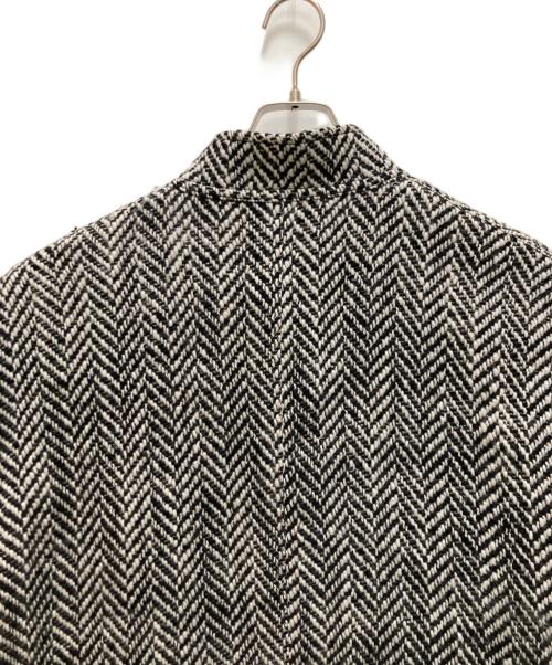 MAISON SPECIAL（メゾンスペシャル）MAISON SPECIAL (メゾンスペシャル) プライムオーバーヘリンボンモッズコート ブラック×ホワイト サイズ:1の古着・服飾アイテム