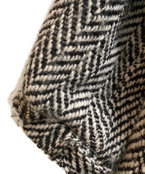 MAISON SPECIAL（メゾンスペシャル）MAISON SPECIAL (メゾンスペシャル) プライムオーバーヘリンボンモッズコート ブラック×ホワイト サイズ:1の古着・服飾アイテム