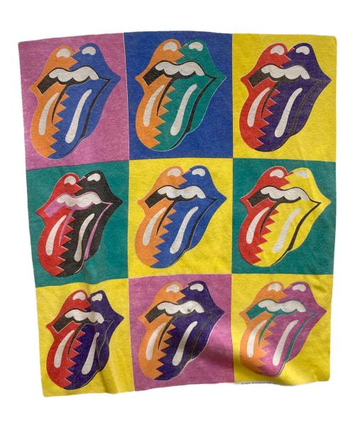 ROLLING STONES（ローリングストーンズ）ROLLING STONES (ローリングストーンズ) 80's ヴィンテージロゴプリントTシャツ ホワイト サイズ:Mの古着・服飾アイテム
