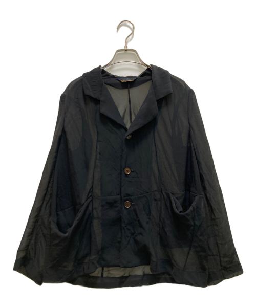 COMME des GARCONS（コムデギャルソン）COMME des GARCONS (コムデギャルソン) ヴィンテージシースルージャケット ブラック サイズ:Sの古着・服飾アイテム