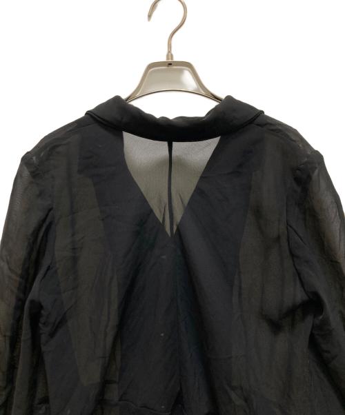 COMME des GARCONS（コムデギャルソン）COMME des GARCONS (コムデギャルソン) ヴィンテージシースルージャケット ブラック サイズ:Sの古着・服飾アイテム