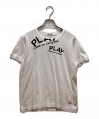 PLAY COMME des GARCONSプレイコムデギャルソン）の古着「転写プリント S/S TEE」｜ホワイト