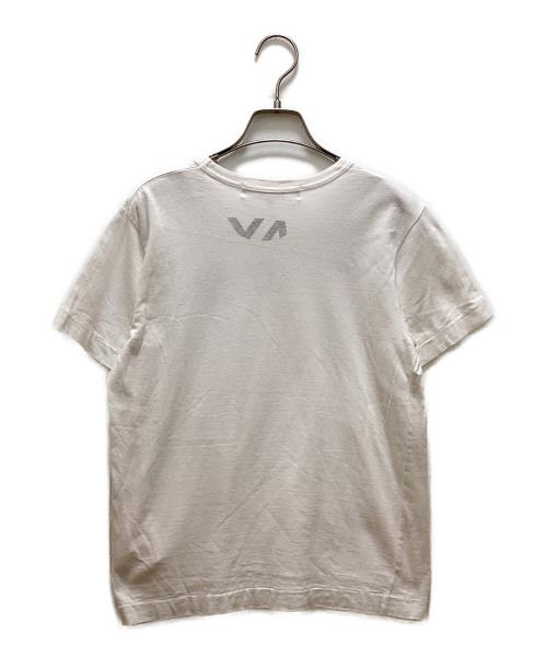 PLAY COMME des GARCONS（プレイコムデギャルソン）PLAY COMME des GARCONS (プレイコムデギャルソン) 転写プリント S/S TEE ホワイト サイズ:Mの古着・服飾アイテム