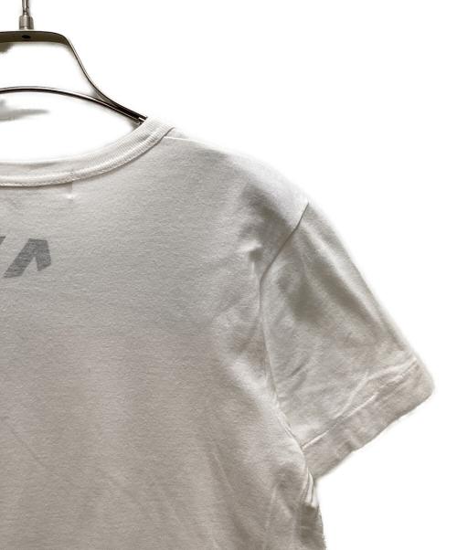 PLAY COMME des GARCONS（プレイコムデギャルソン）PLAY COMME des GARCONS (プレイコムデギャルソン) 転写プリント S/S TEE ホワイト サイズ:Mの古着・服飾アイテム