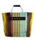 MARNI（マルニ）の古着「カフェ ストライプ トートバック」｜マルチカラー