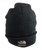 SUPREME×THE NORTH FACEシュプリーム×ザ ノース フェイス）の古着「ニット帽」｜ブラック