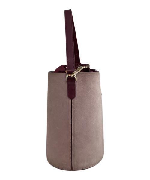 Kate Spade（ケイトスペード）Kate Spade (ケイトスペード) スージー スエード スモール バケットバッグ ピンクの古着・服飾アイテム