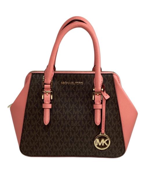 MICHAEL KORS（マイケル・コース）MICHAEL KORS (マイケル・コース) ハンドバッグ ブラウンの古着・服飾アイテム