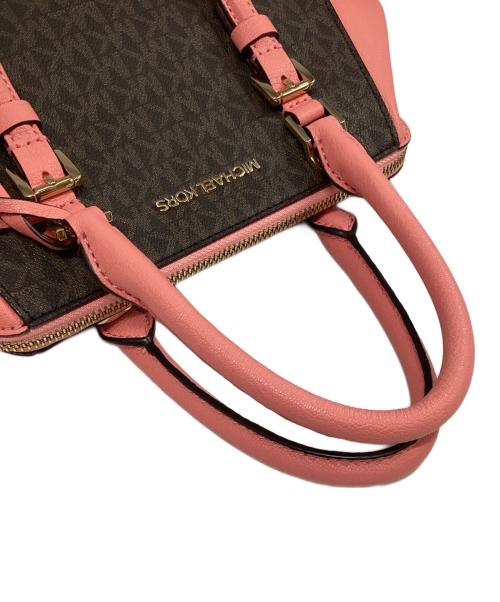 MICHAEL KORS（マイケル・コース）MICHAEL KORS (マイケル・コース) ハンドバッグ ブラウンの古着・服飾アイテム