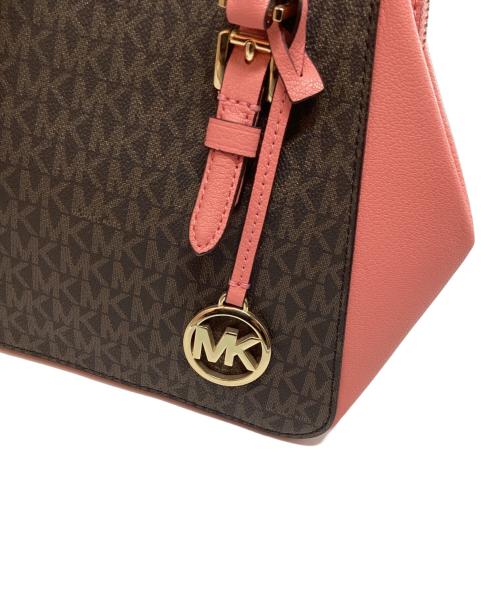 MICHAEL KORS（マイケル・コース）MICHAEL KORS (マイケル・コース) ハンドバッグ ブラウンの古着・服飾アイテム