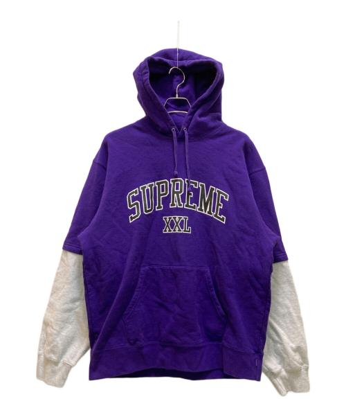 SUPREME（シュプリーム）SUPREME (シュプリーム) XXL フーデットスウェットシャツ パープル サイズ:XLの古着・服飾アイテム