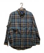 RALPH LAURENラルフローレン）の古着「チェックシャツ」｜ブルー