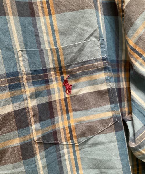 RALPH LAUREN（ラルフローレン）RALPH LAUREN (ラルフローレン) チェックシャツ ブルー サイズ:Ⅼの古着・服飾アイテム