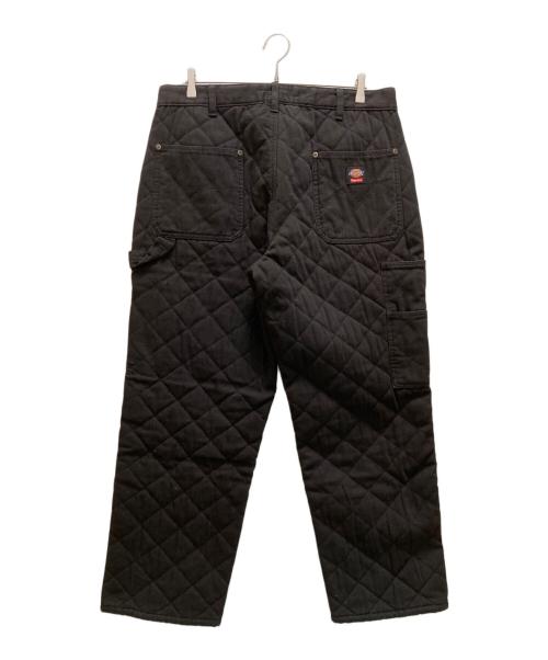 SUPREME（シュプリーム）SUPREME (シュプリーム) Dickies (ディッキーズ) Quilted Double Knee Painter Pant ブラック サイズ:34の古着・服飾アイテム