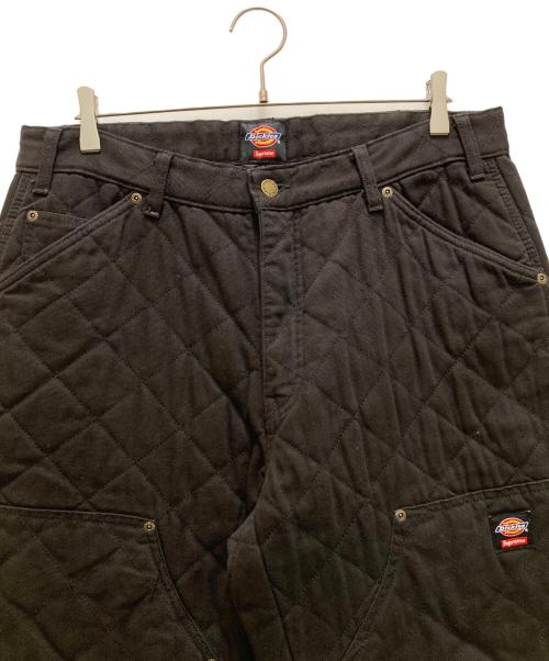 SUPREME（シュプリーム）SUPREME (シュプリーム) Dickies (ディッキーズ) Quilted Double Knee Painter Pant ブラック サイズ:34の古着・服飾アイテム