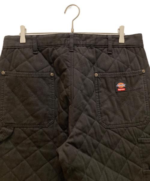 SUPREME（シュプリーム）SUPREME (シュプリーム) Dickies (ディッキーズ) Quilted Double Knee Painter Pant ブラック サイズ:34の古着・服飾アイテム