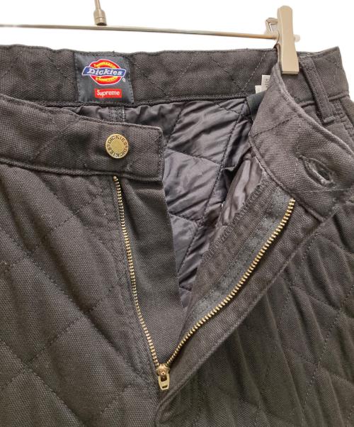 SUPREME（シュプリーム）SUPREME (シュプリーム) Dickies (ディッキーズ) Quilted Double Knee Painter Pant ブラック サイズ:34の古着・服飾アイテム