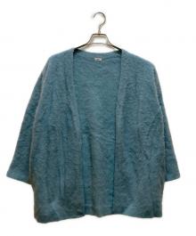 IENA（イエナ）の古着「フォックスカシミヤ Vネックカーディガン」｜ブルー