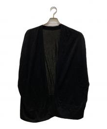 MUSE de Deuxieme Classe（ミューズ ドゥーズィエム クラス）の古着「shake code ショートカーディガン」｜ブラック