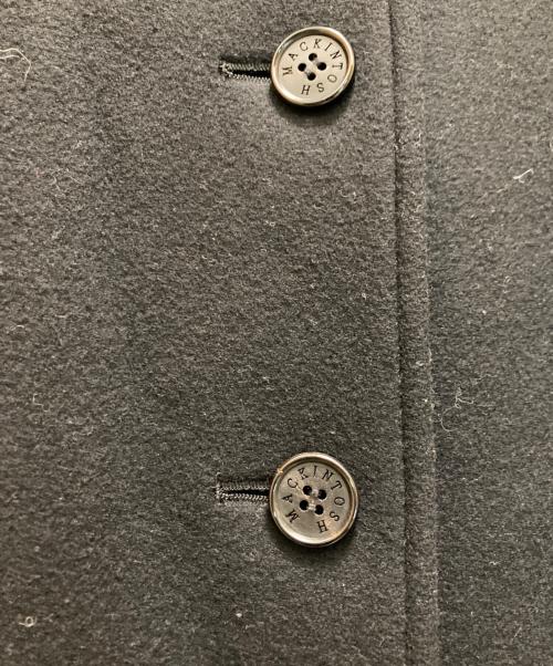 MACKINTOSH LONDON（マッキントッシュ ロンドン）MACKINTOSH LONDON (マッキントッシュ ロンドン) ウールステンカラーコート ブラック サイズ:38の古着・服飾アイテム