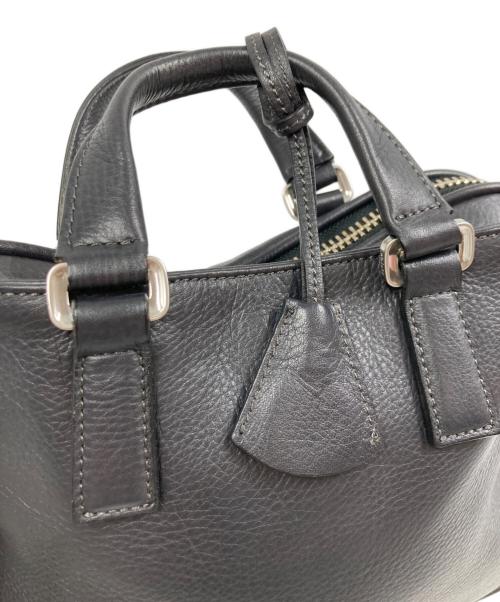 aniary（アニアリ）aniary (アニアリ) 裏地カモフラ Bレザーブリーフケース ネイビーの古着・服飾アイテム