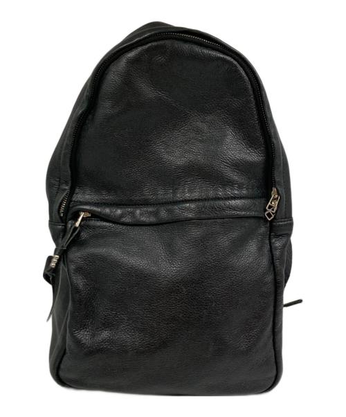 TAZUNE（タズネ）TAZUNE (タズネ) 裏地レオパード ラウンドジップバックパック ブラックの古着・服飾アイテム