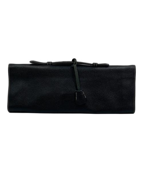 E.MARINELLA（マリネッラ）E.MARINELLA (マリネッラ) ソットブラッチョ レザーブリーフケース ネイビーの古着・服飾アイテム