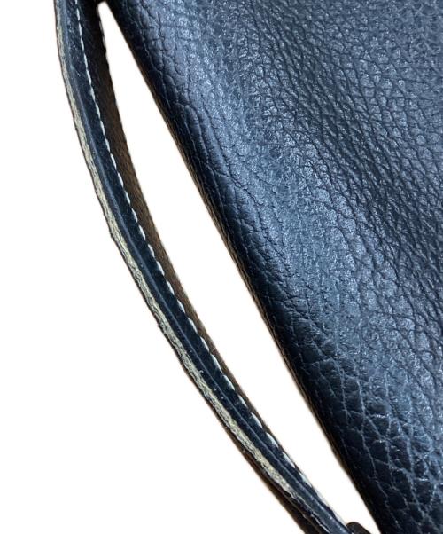 E.MARINELLA（マリネッラ）E.MARINELLA (マリネッラ) ソットブラッチョ レザーブリーフケース ネイビーの古着・服飾アイテム