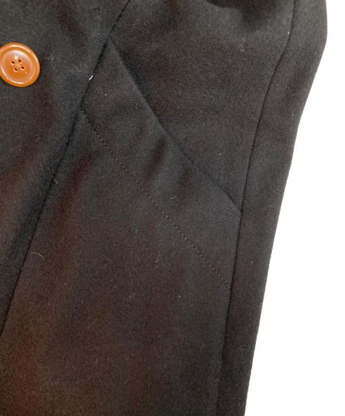 Vivienne Westwood RED LABEL（ヴィヴィアンウエストウッドレッドレーベル）Vivienne Westwood RED LABEL (ヴィヴィアンウエストウッドレッドレーベル) ウール・アンゴラ ウールコート ブラック サイズ:2の古着・服飾アイテム