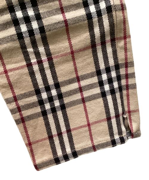 BURBERRY BLUE LABEL（バーバリー ブルー レーベル）BURBERRY BLUE LABEL (バーバリー ブルー レーベル) ノバチェッククロップドパンツ ベージュ サイズ:34の古着・服飾アイテム