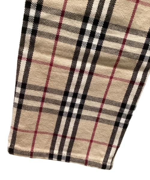 BURBERRY BLUE LABEL（バーバリー ブルー レーベル）BURBERRY BLUE LABEL (バーバリー ブルー レーベル) ノバチェッククロップドパンツ ベージュ サイズ:34の古着・服飾アイテム