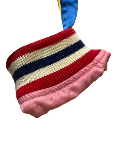 爆裂爛漫娘（バクレツランマンムスメ）爆裂爛漫娘 (バクレツランマンムスメ) ベトジャン風 キルティング リバーシブル スカジャン ピンク×ブルー サイズ:４２の古着・服飾アイテム