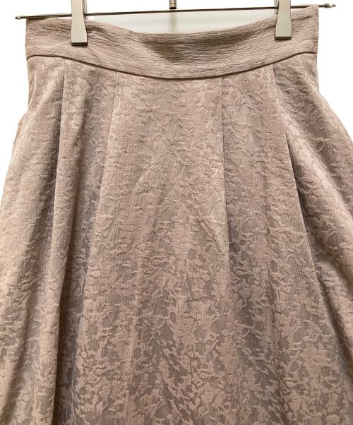 HER LIP TO（ハーリップトゥ）Her lip to (ハーリップトゥ) 総柄ロングスカート ベージュ サイズ:Mの古着・服飾アイテム