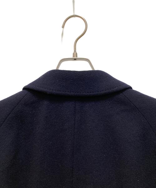 Aquascutum（アクアスキュータム）Aquascutum (アクアスキュータム) ヴィンテージカシミヤブレンドステンカラーコート ネイビー サイズ:SIZE　LLの古着・服飾アイテム