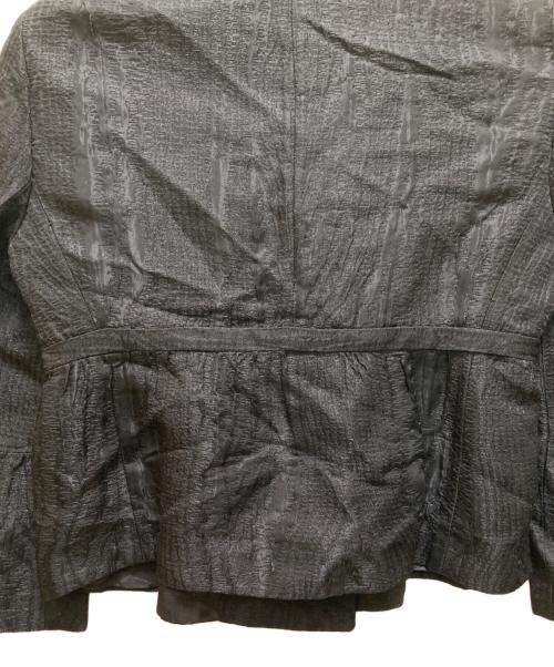 RED VALENTINO（レッドヴァレンティノ）RED VALENTINO (レッドヴァレンティノ) アセテートジャケット ブラック サイズ:42の古着・服飾アイテム