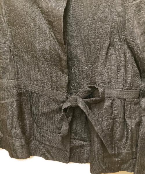 RED VALENTINO（レッドヴァレンティノ）RED VALENTINO (レッドヴァレンティノ) アセテートジャケット ブラック サイズ:42の古着・服飾アイテム