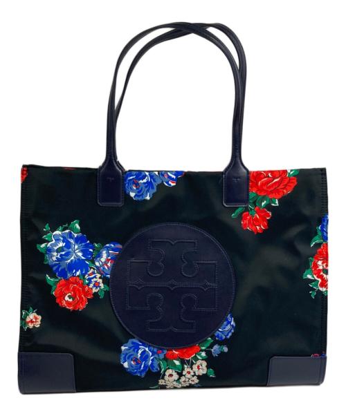 TORY BURCH（トリーバーチ）TORY BURCH (トリーバーチ) エラ フラワー プリント トート ブラック 未使用品の古着・服飾アイテム