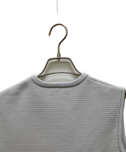 UNITED ARROWS（ユナイテッドアローズ）UNITED ARROWS (ユナイテッドアローズ) バイカラー ティアード ベスト グレー×ホワイト サイズ:不明の古着・服飾アイテム