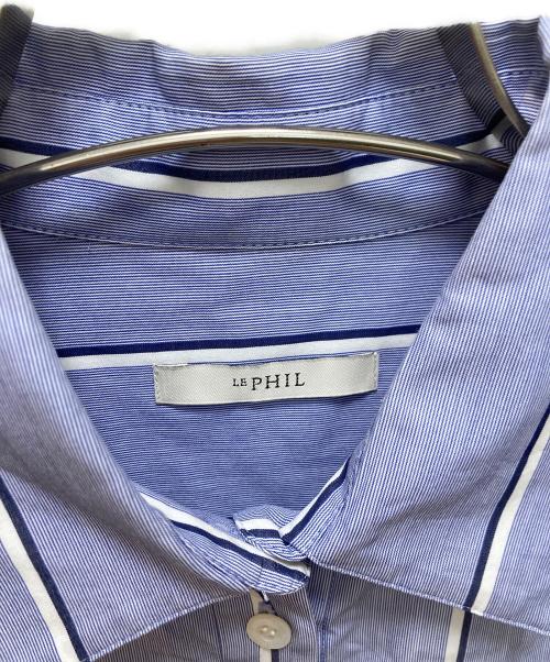 LE PHIL（ル フィル）LE PHIL (ル フィル) イージーケアブロードワンピース ブルー サイズ:Freeの古着・服飾アイテム