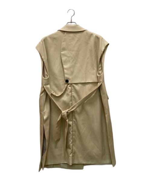 PUBLIC TOKYO（パブリックトウキョウ）PUBLIC TOKYO (パブリックトウキョウ) メランジツイルオーバージレ ベージュ サイズ:Freeの古着・服飾アイテム