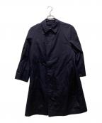 Aquascutumアクアスキュータム）の古着「ヴィンテージステンカラーコート」｜ネイビー