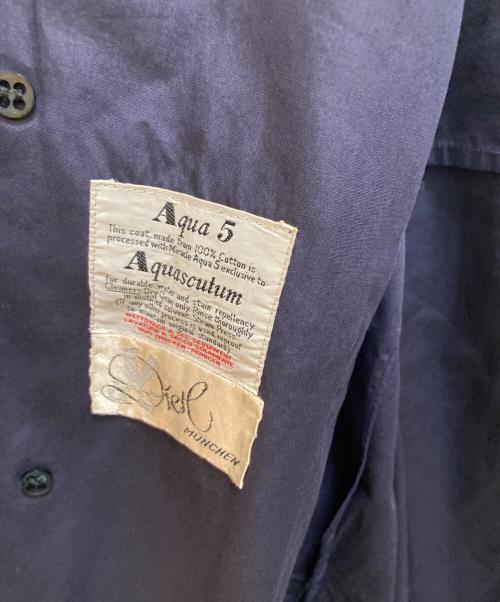 Aquascutum（アクアスキュータム）Aquascutum (アクアスキュータム) ヴィンテージステンカラーコート ネイビー サイズ:不明の古着・服飾アイテム