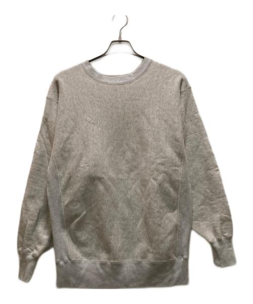 Champion REVERSE WEAVE（チャンピオン リバース ウィーブ）Champion REVERSE WEAVE (チャンピオン リバース ウィーブ) 2ndパテントモデル クルーネックスウェット グレー サイズ:Lの古着・服飾アイテム